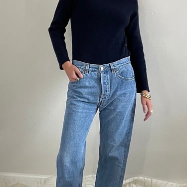 80s Levis 501 faded jeans / vintage light faded soft worn high waisted button fly Levis 501 jeans | 31 x 31 size 4 