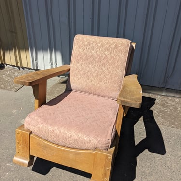 Vintage Mission Style Wood Rocking Chair
