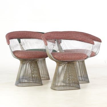 Warren Platner for Knoll Mid Century Dining Chairs - Set of 4 - mcm 