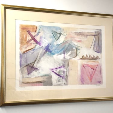 Abstract Pastel Art by Baker 