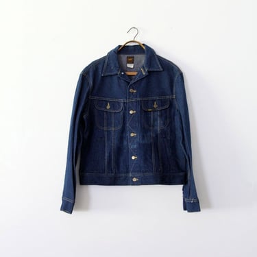 vintage 70s Lee denim jacket,  Lee Sanforized PATD-153438 