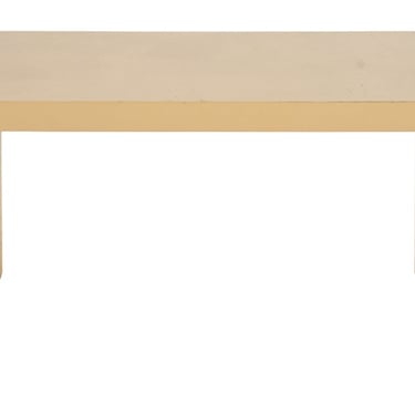 Low Lacquered Parsons Coffee Table