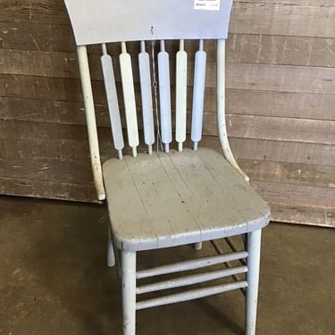 Vintage Painted Blue Chair (Tacoma)