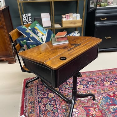 Aggie- vintage school desk 