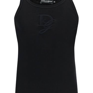 Dolce & Gabbana "Tank Top With Dg Embroidery Men