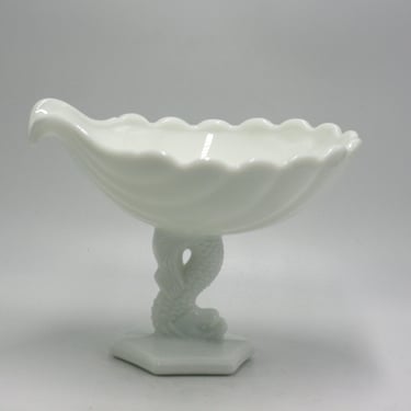 vintage Westmoreland dolphin compote 