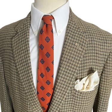 Vintage 1950s/1960s Horne Brothers Ltd Wool TWEED Sport Coat ~ 40 R ~ jacket / blazer ~ Preppy / Ivy League / Trad ~ Savile Row 