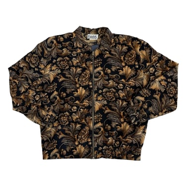 Vintage 1950s CAMPUS Rayon Gabardine Ricky Jacket ~ size 42