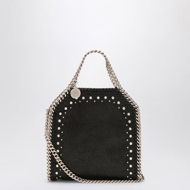 Stella Mccartney Black Falabella Mini Bag With Studs Women