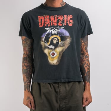 Vintage 1990 Danzig Long Way Back From Hell Tour T-Shirt 