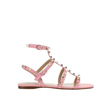 Valentino Garavani Women Valentino Garavani Rockstud Leather Sandals