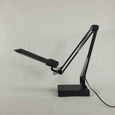 Adjustable Desk Luxo T 88/87 Lamp, Work Lamp, Vintage Lamp, Floor Lamp, Black Work Lamp, Mid Century Work Lamp 