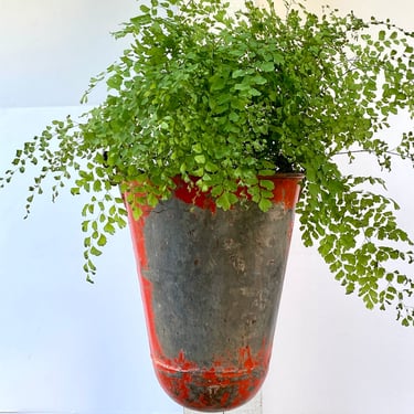 Christmas Red Fire Bucket Hanging Planter 