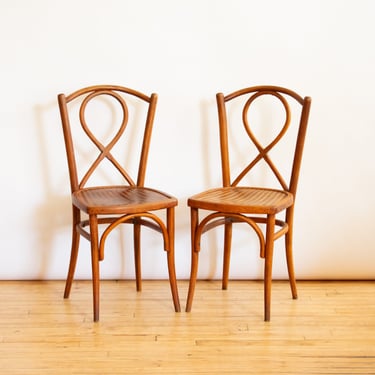 Set of 6 French Cafe Chairs
