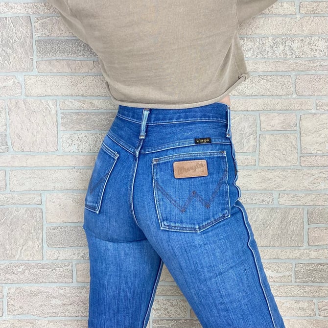 70&amp;#39;s Wrangler Western Bell Bottom Jeans / Size 26 
