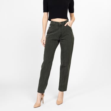 Small 90s Wrangler Army Green High Waisted Jeans 26