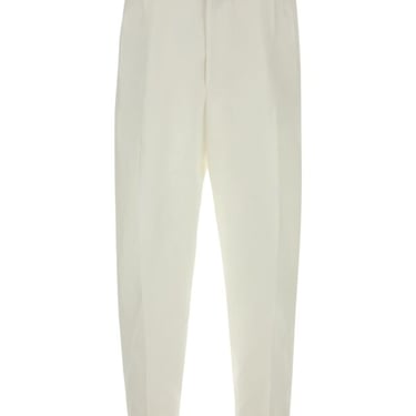 Dolce & Gabbana Men White Canvas Pant