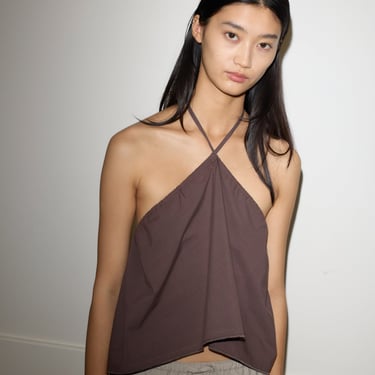 Napkin Top in Chocolate - Deiji Studios