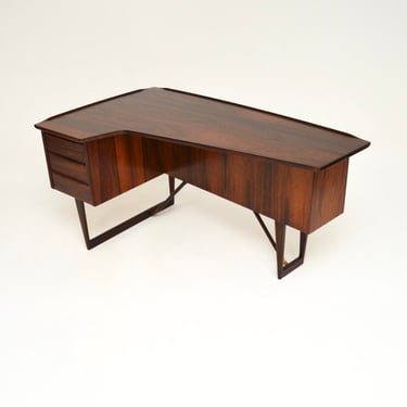 Danish Rosewood Boomerang Desk by Peter Lovig Nielsen