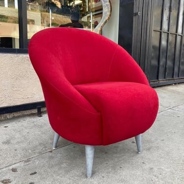 Drab to Fab | 1980s Red Deco Style Chair