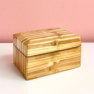 Lacquered Bamboo Box 