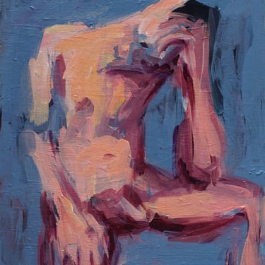 Original Artwork-Giclee-Archival Reproduction Print-Male Nude-Abstract-Erotic-Figure Study-Impressionist-Fine Art Nude 