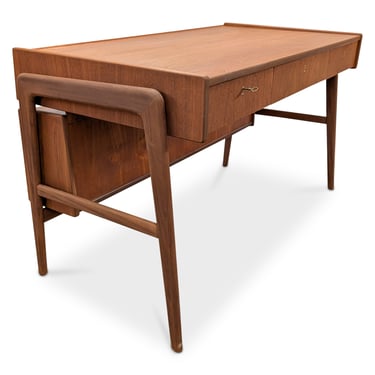 H.P. Hansen Randers Very Rare Teak Desk - 012518