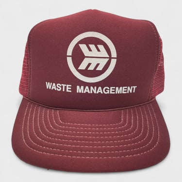 Vintage Waste Management Trucker Hat