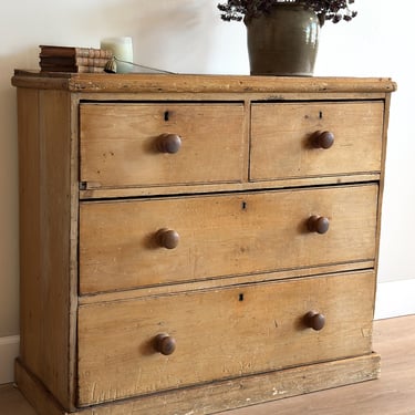 Antique English Pine Dresser 