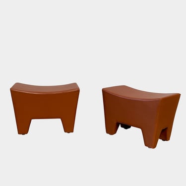 Pluto Leather Footstools