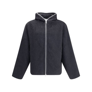 Our Legacy Men Zip Sweater Furry Effect Design