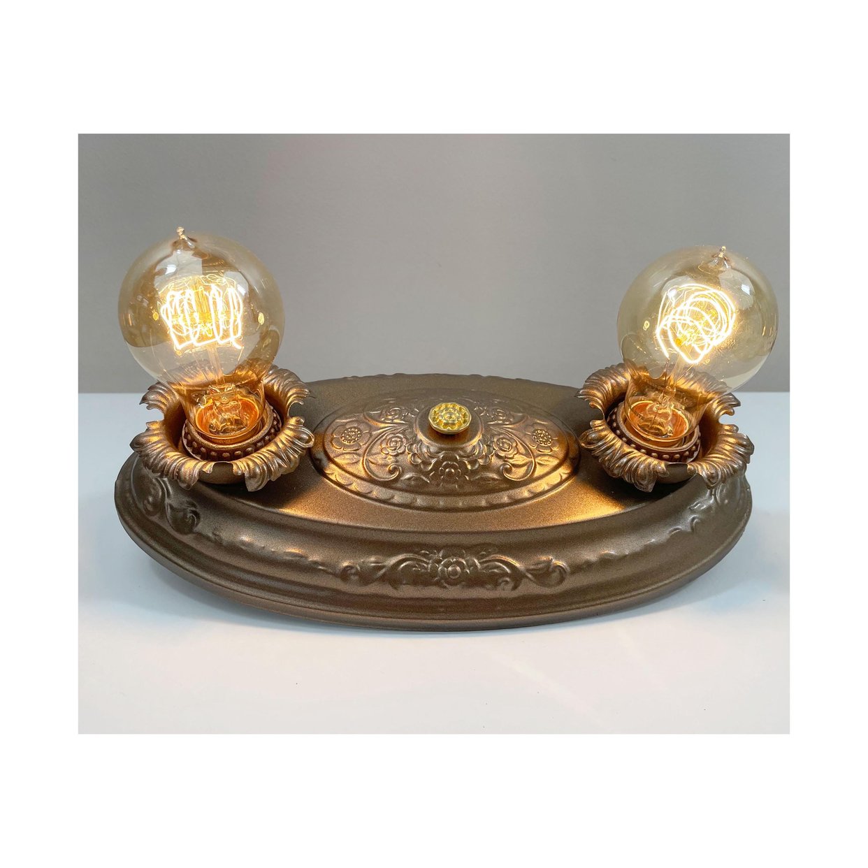 Refurbished Victorian Pressed Tin Ceiling Fixture with Original | St ...