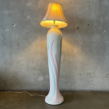 1980's Plaster Floor Lamp (2)