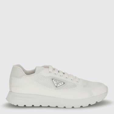 Prada Brogue Shoes Men White