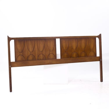 Broyhill Brasilia Mid Century Walnut King Headboard - mcm 