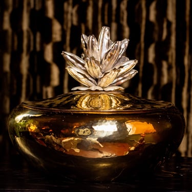 Made in Italy Brass Ice Bucket by Flavio Gil