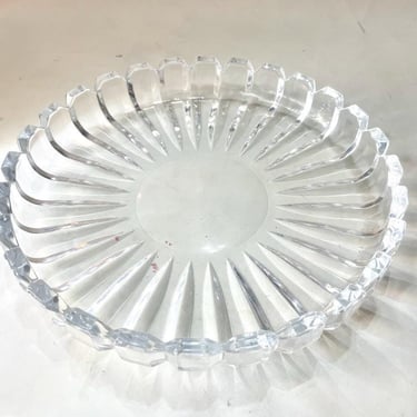 Vintage Mikasa Crystal High Point Snack Plate | 7 7/8
