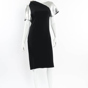 Asymmetrical Sequin Sheath Dress