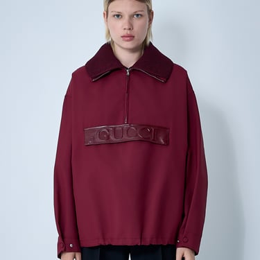 Gucci Women Embossed Bomber Sweatshirt