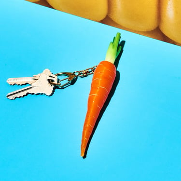 Carrot Food Keychain