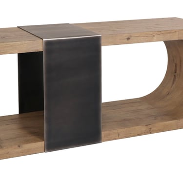 Gorgeous Modern Rustic Console Table by Terra Nova Furniture Los Angeles 