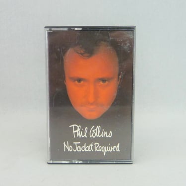 Phil Collins - No Jacket Required (1985) Cassette Tape - Vintage 1980s - Sussudio, One More Night, Take Me Home 