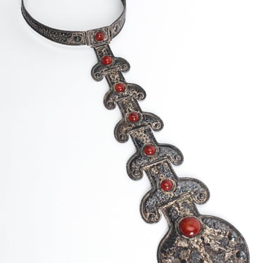 Byzantine Cabochon Plate Necklace