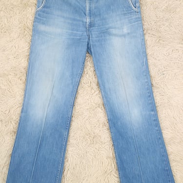 1970's LEVIS white tab bells 36W