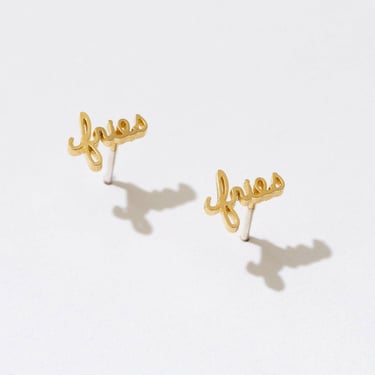 Larissa Loden - Fries Stud Earrings - Gold