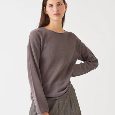 Cassie Cotton Sweater - Graphite