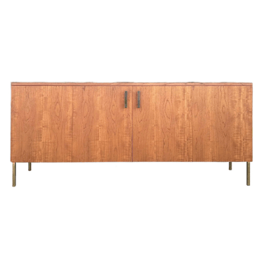 Harvey Probber Teak and Brass Credenza