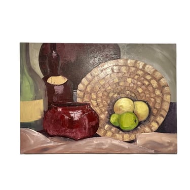 Oil on Canvas Signed Still Life Painting