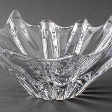 Daum French Crystal Centerpiece Bowl