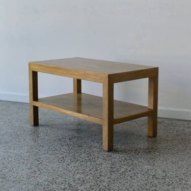Vintage Edward Wormley for Dunbar Mahogany Parsons Side Table // End Table // Small Coffee Table 